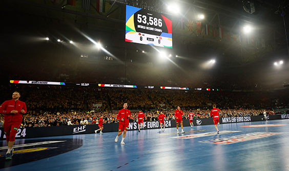 Worldrecord crowd witnesses Men‘s EHF EURO 2024 opening