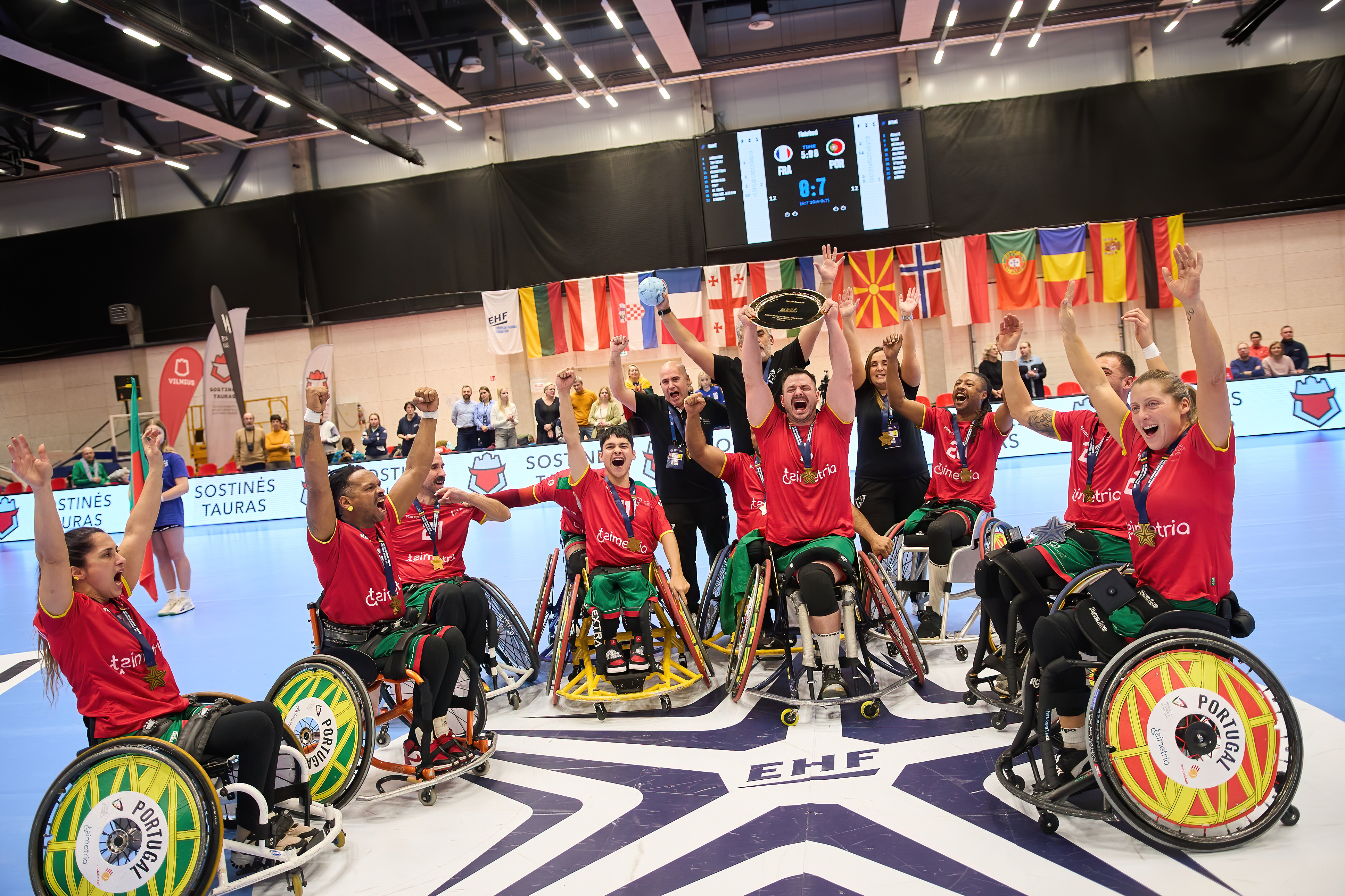 Portugal power to gold at EHF Wheelchair EURO 2025