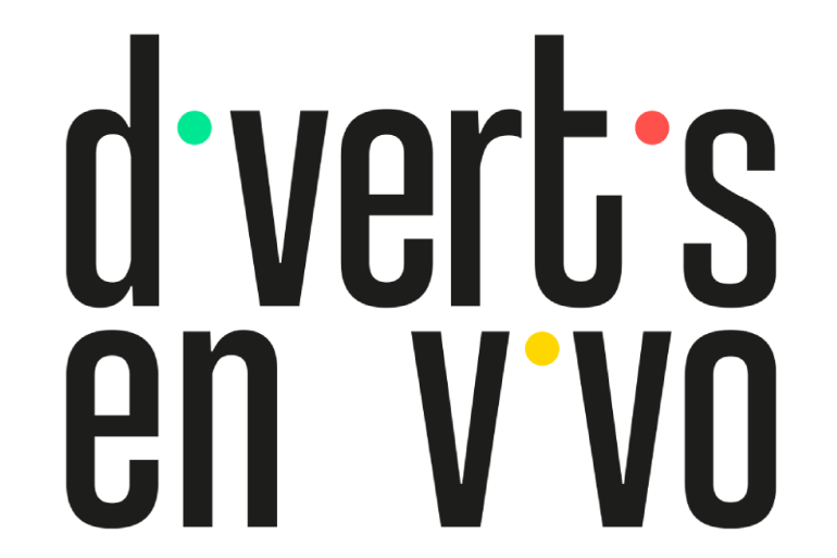 Logo Divertis En Vivo Black