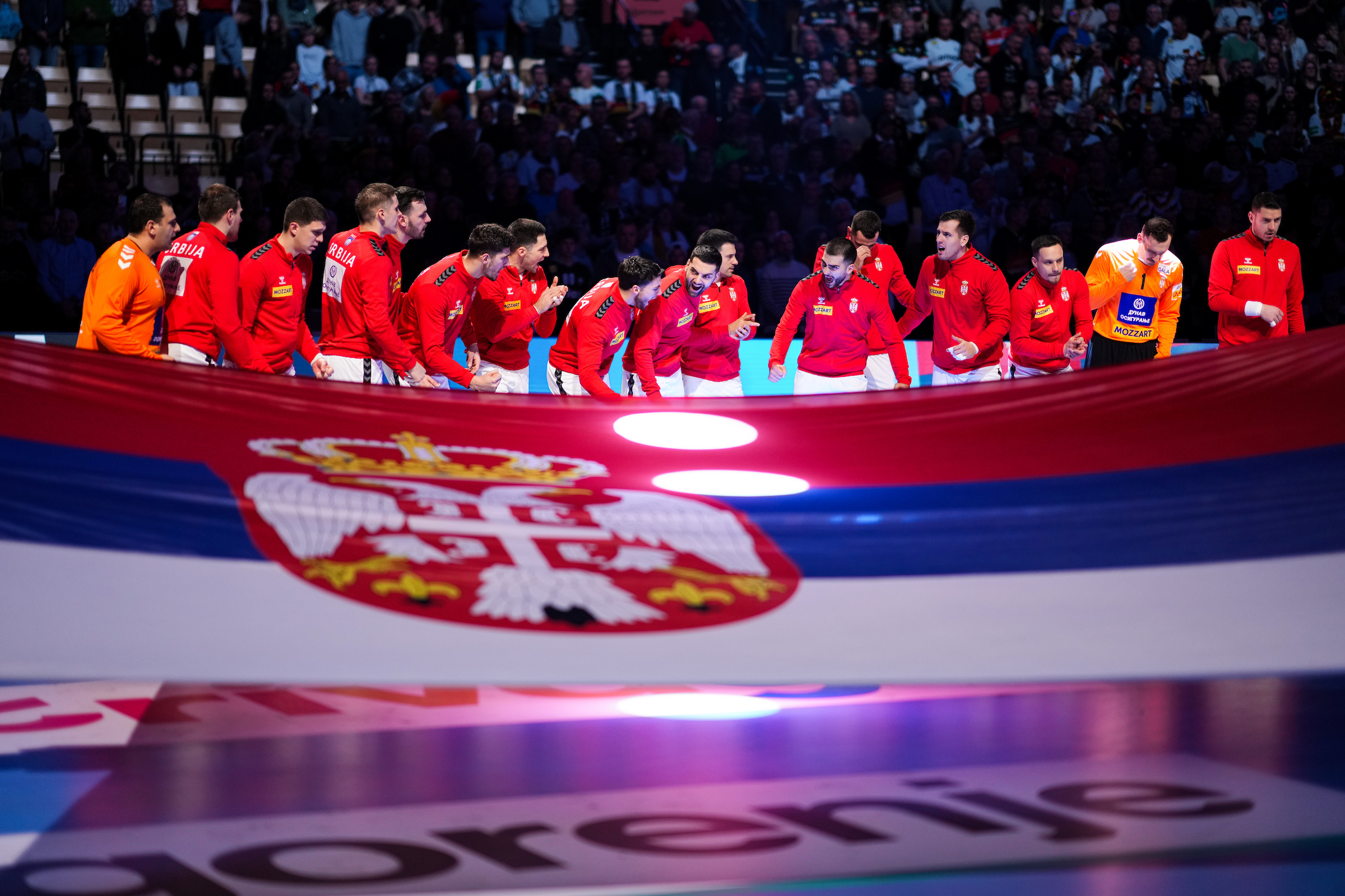 Serbia eye main round after Germany triumph