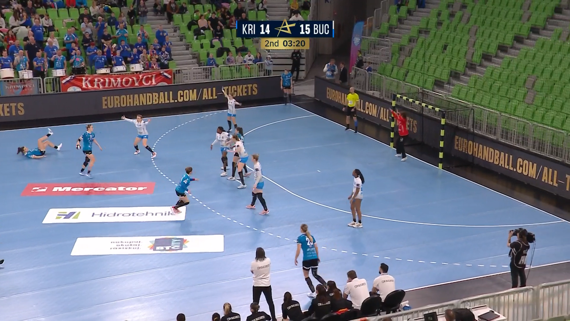 Coverage of EHF Champions League Women 2022/23 quarter-finals, 2nd leg