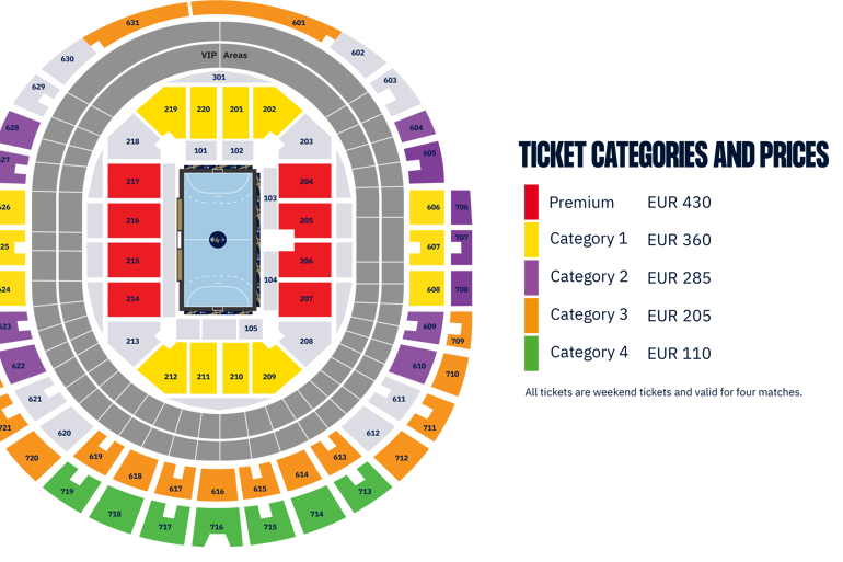 TSF4M24 LANXESS Arena Seating Map 2027 Incl Price