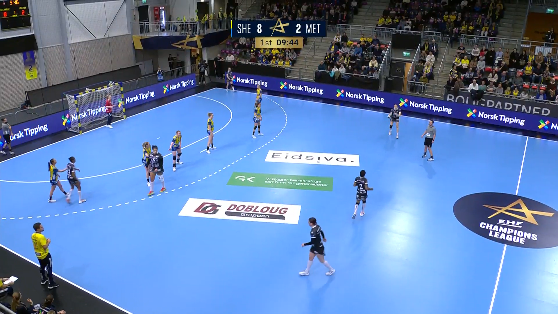 Coverage of EHF Champions League Women 2022/23 quarter-finals, 2nd leg